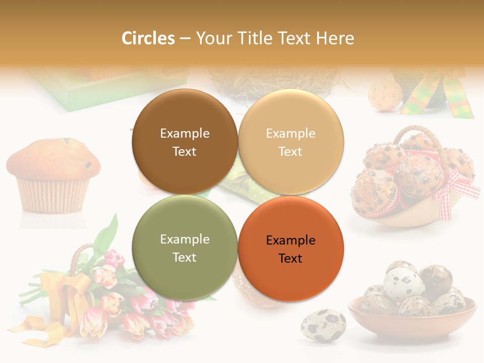 Nest Background Muffins PowerPoint Template