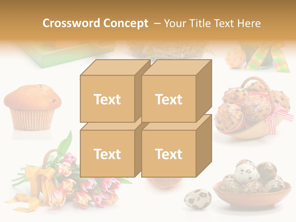 Nest Background Muffins PowerPoint Template