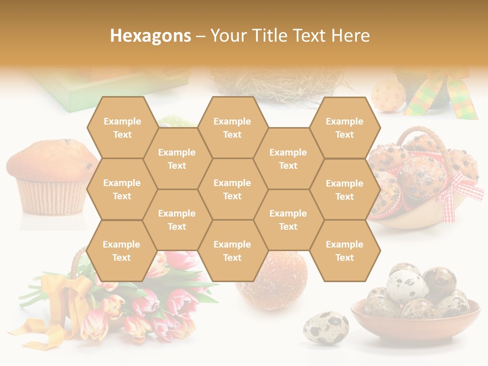 Nest Background Muffins PowerPoint Template