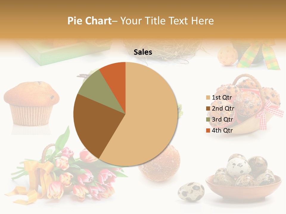 Nest Background Muffins PowerPoint Template