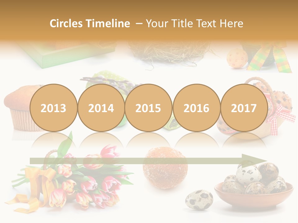 Nest Background Muffins PowerPoint Template