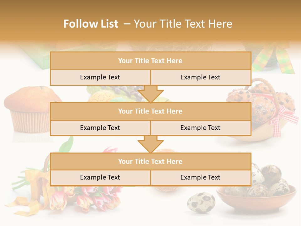Nest Background Muffins PowerPoint Template