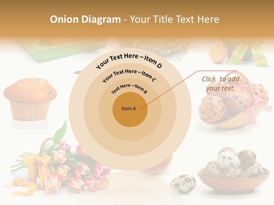 Nest Background Muffins PowerPoint Template