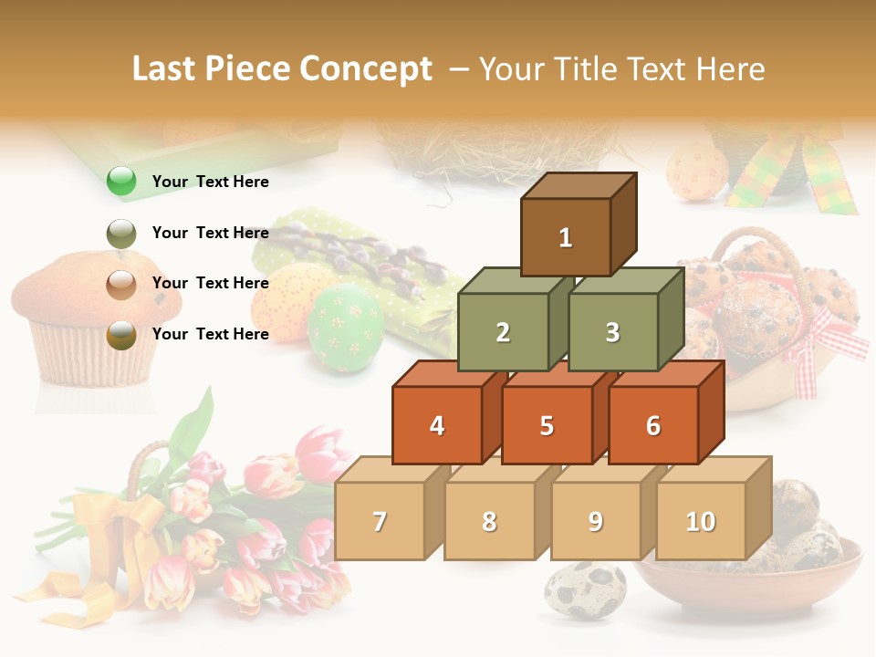 Nest Background Muffins PowerPoint Template