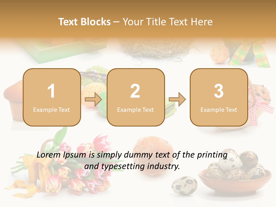 Nest Background Muffins PowerPoint Template