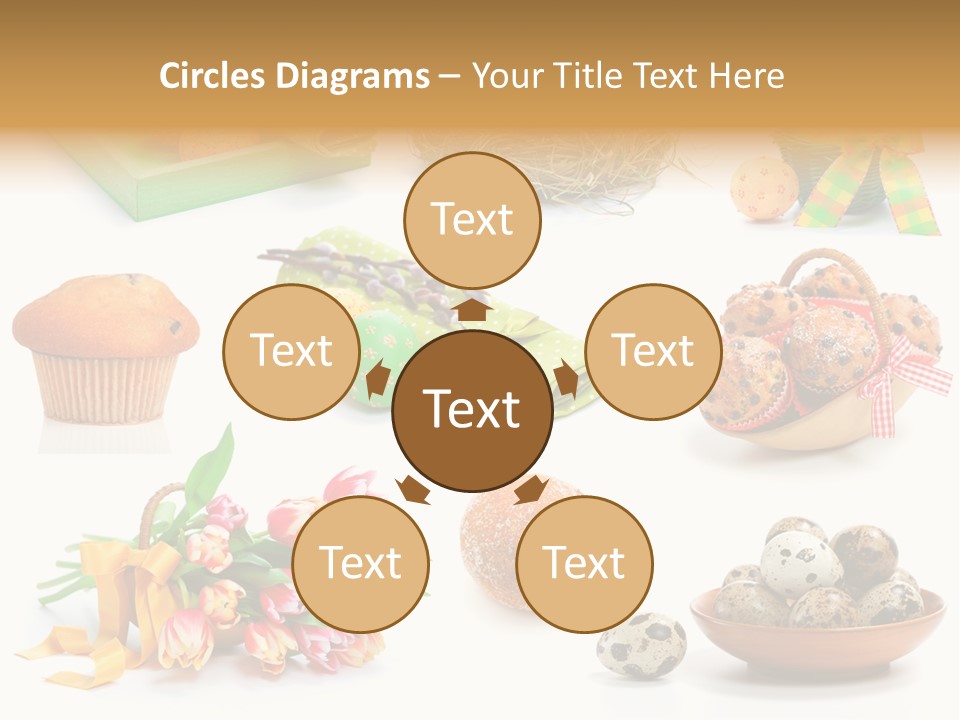 Nest Background Muffins PowerPoint Template