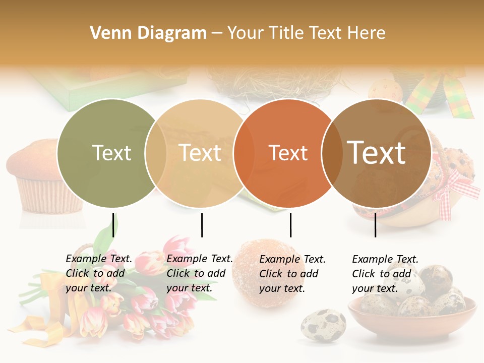 Nest Background Muffins PowerPoint Template