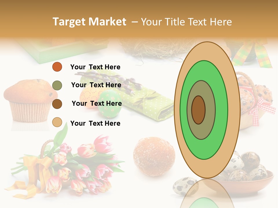 Nest Background Muffins PowerPoint Template