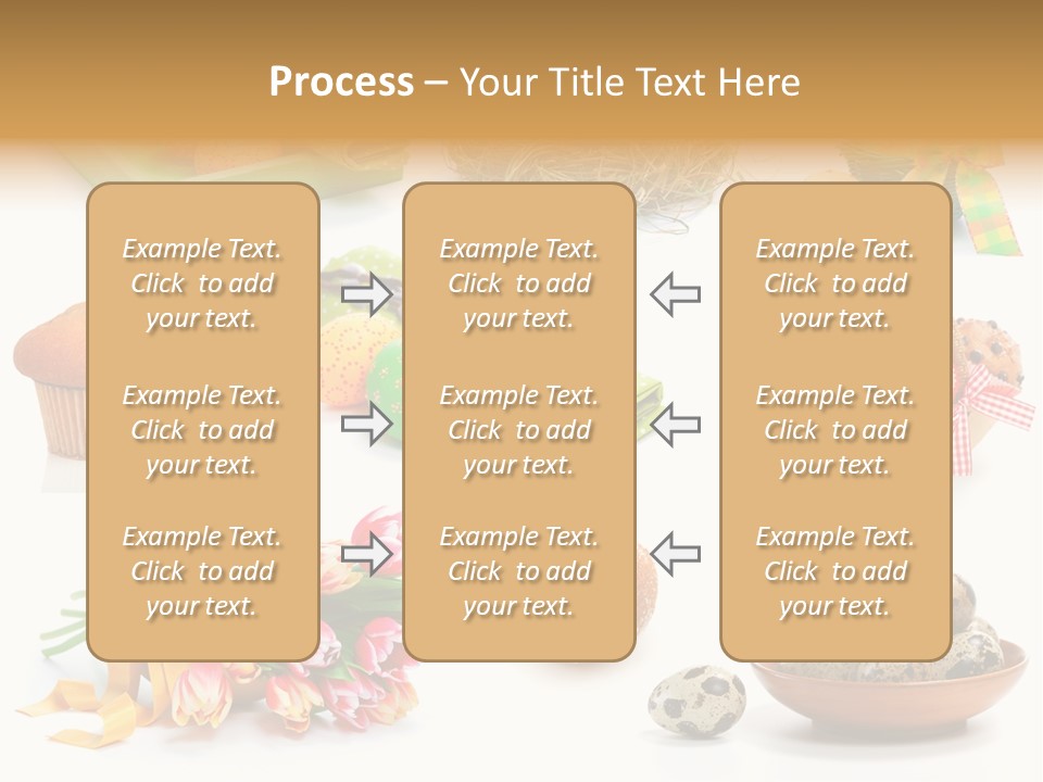 Nest Background Muffins PowerPoint Template