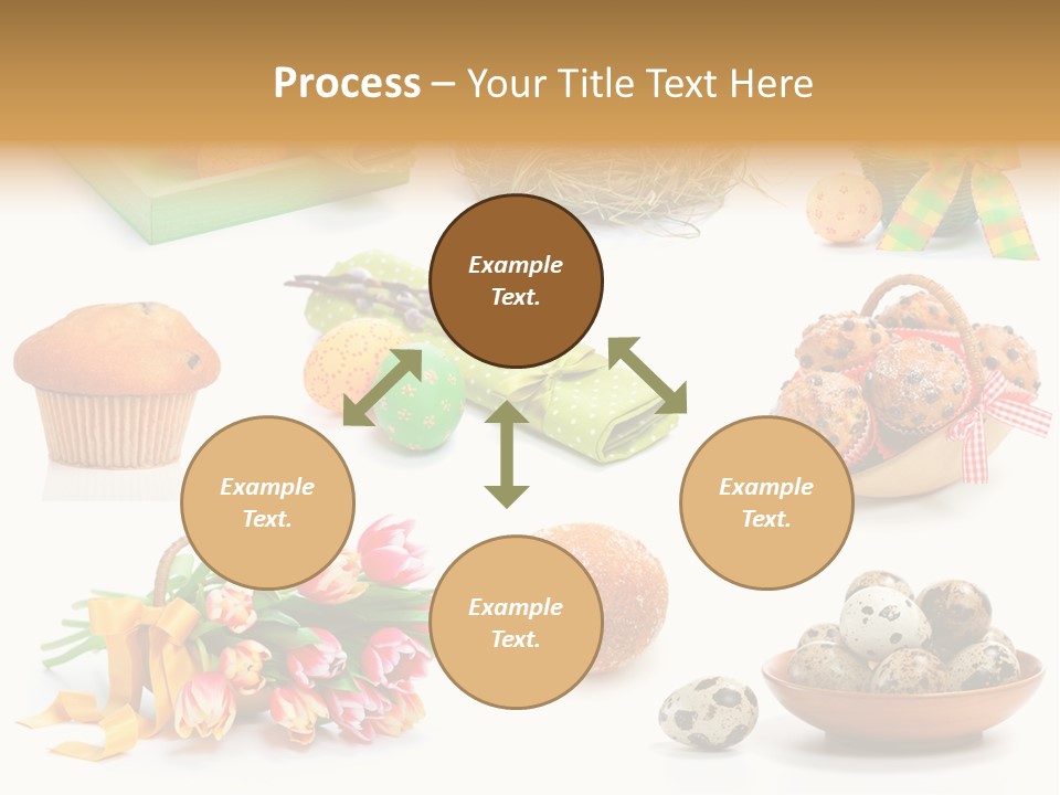 Nest Background Muffins PowerPoint Template
