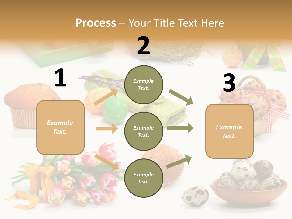 Nest Background Muffins PowerPoint Template