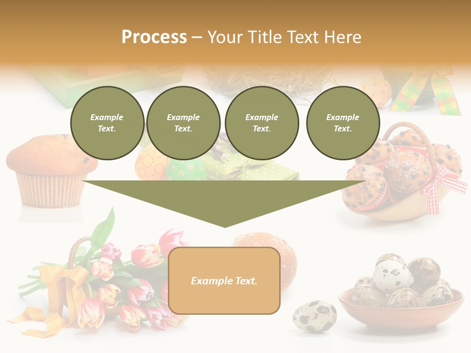 Nest Background Muffins PowerPoint Template