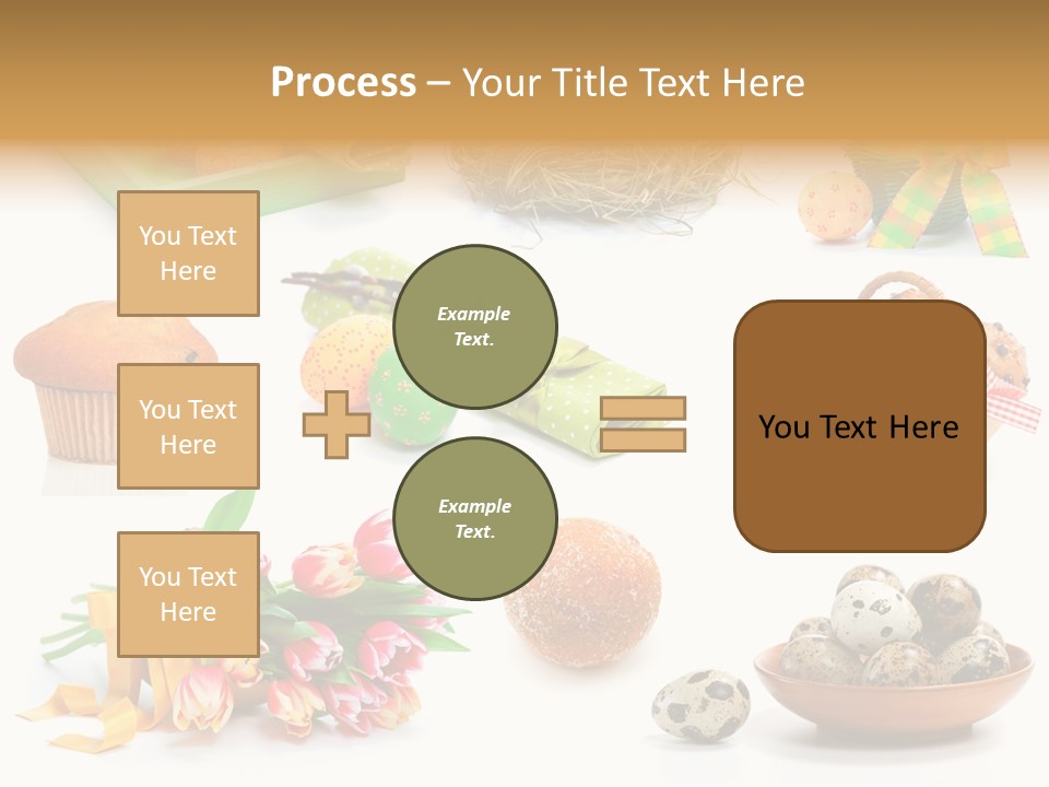 Nest Background Muffins PowerPoint Template