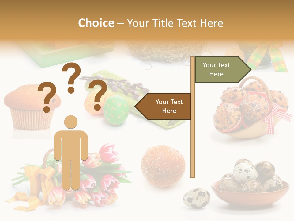 Nest Background Muffins PowerPoint Template