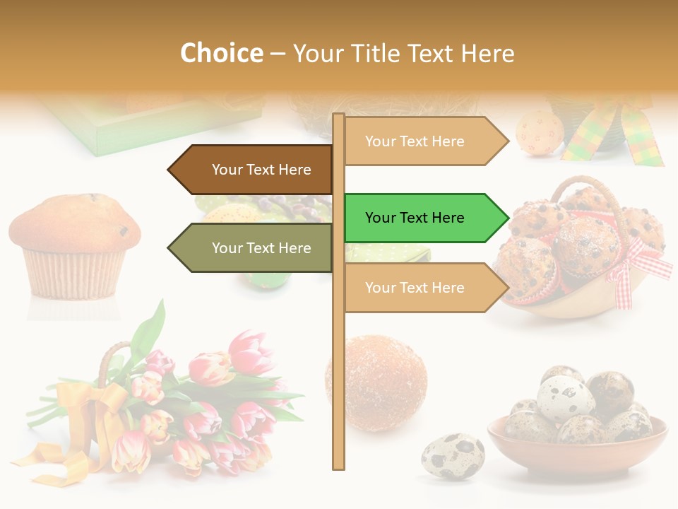 Nest Background Muffins PowerPoint Template