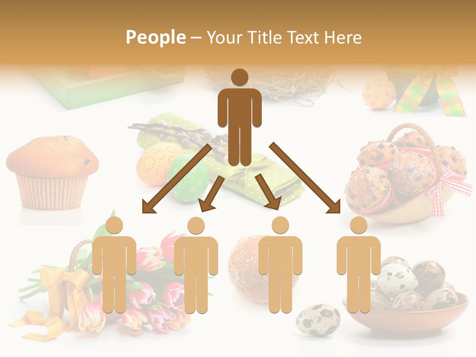 Nest Background Muffins PowerPoint Template