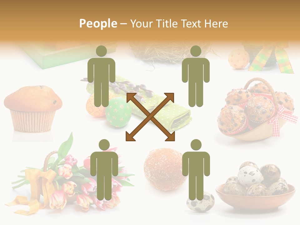 Nest Background Muffins PowerPoint Template