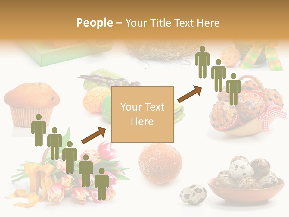 Nest Background Muffins PowerPoint Template