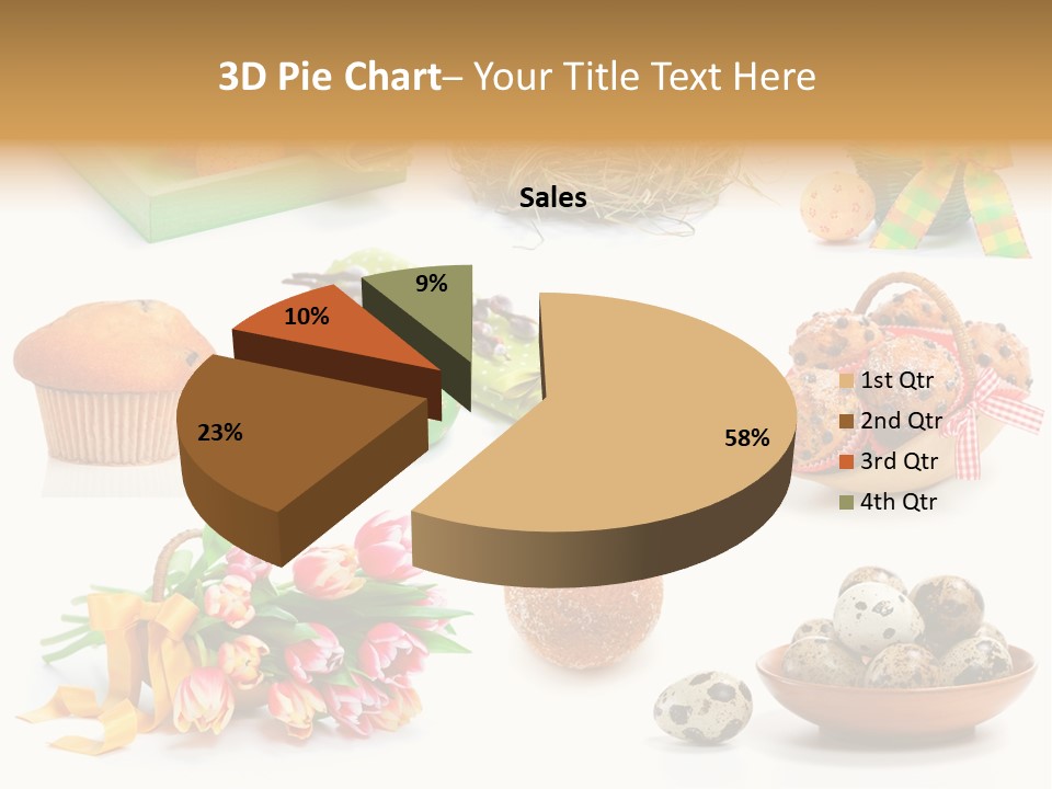 Nest Background Muffins PowerPoint Template