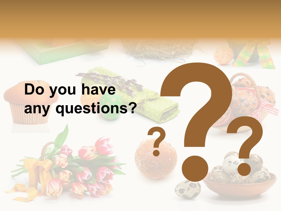 Nest Background Muffins PowerPoint Template