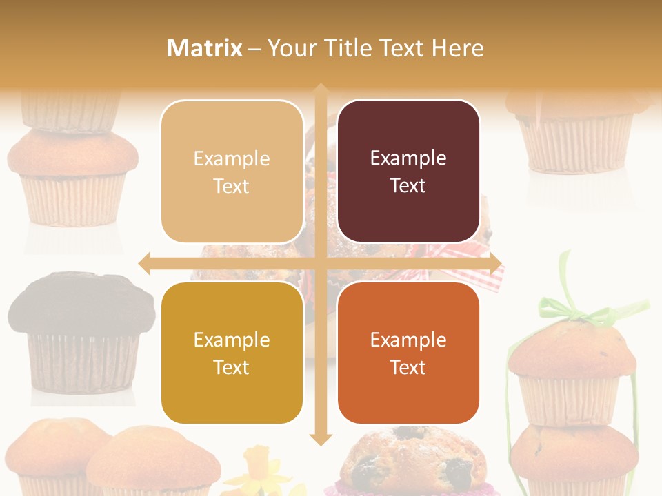 Berry Blueberry Object PowerPoint Template