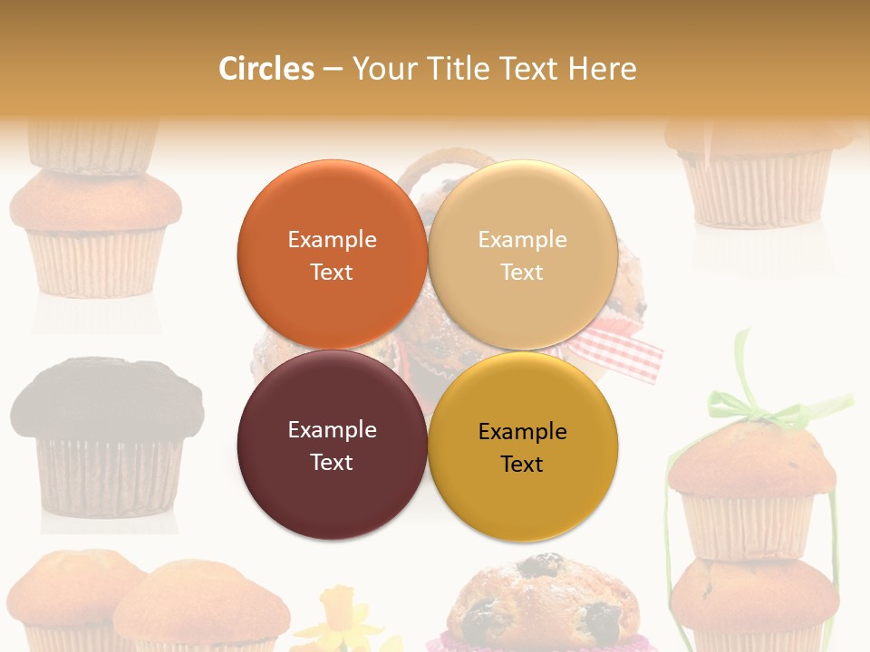 Berry Blueberry Object PowerPoint Template