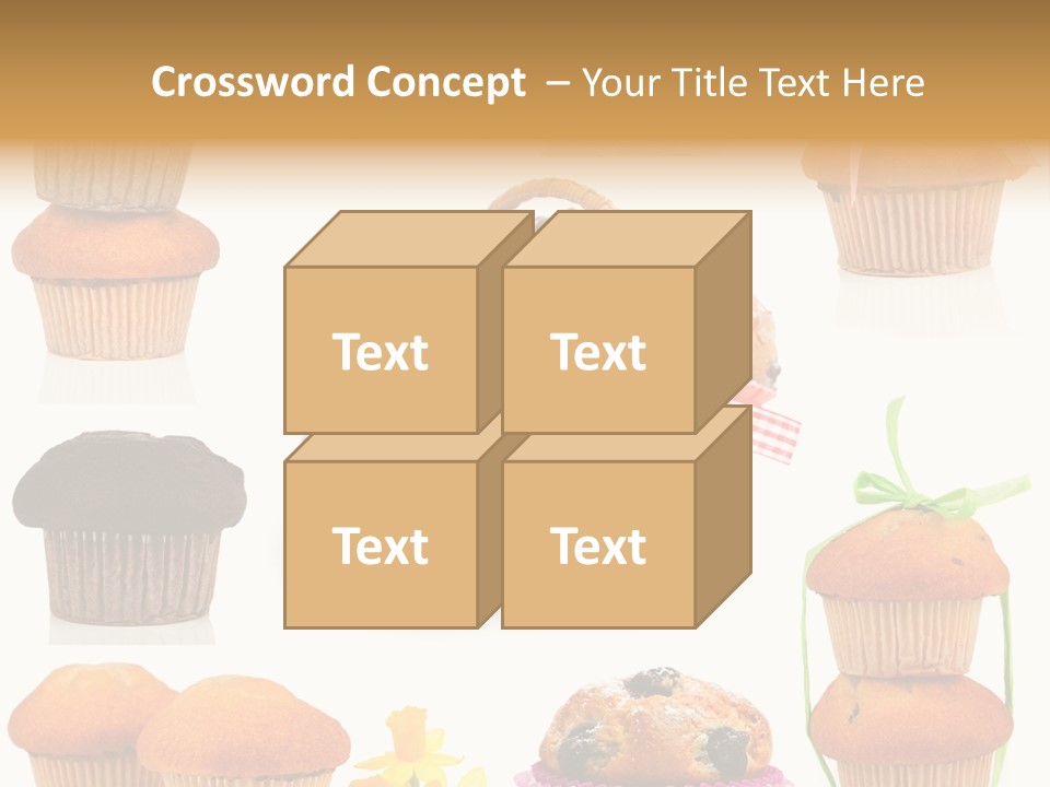 Berry Blueberry Object PowerPoint Template