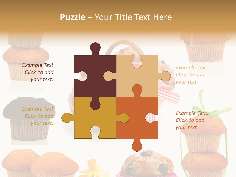 Berry Blueberry Object PowerPoint Template