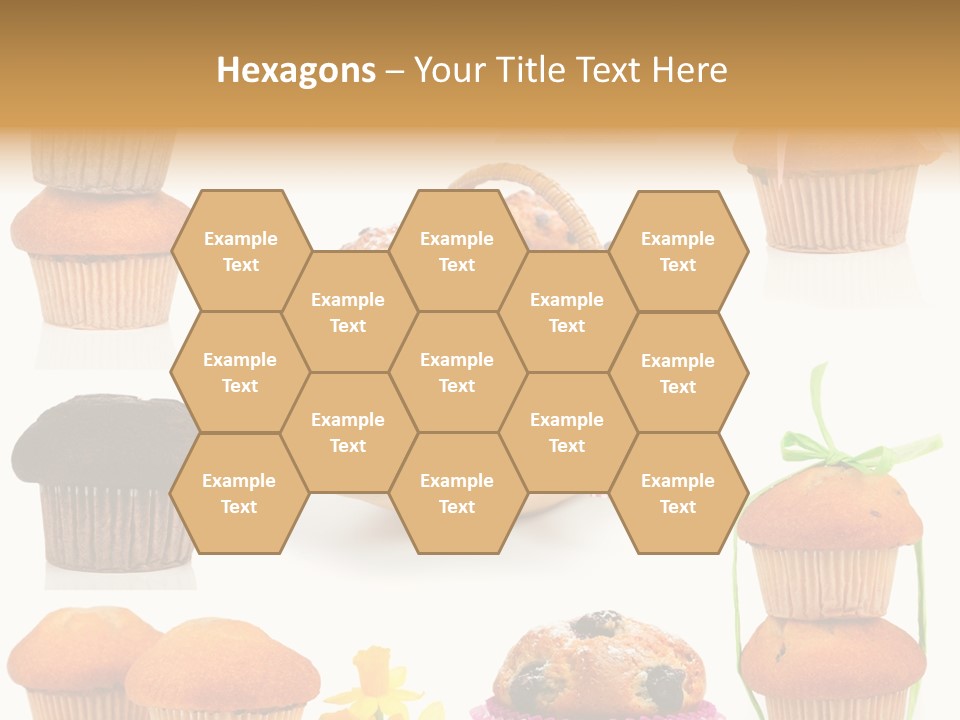 Berry Blueberry Object PowerPoint Template