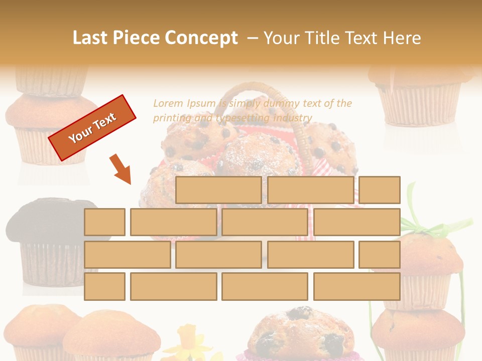 Berry Blueberry Object PowerPoint Template