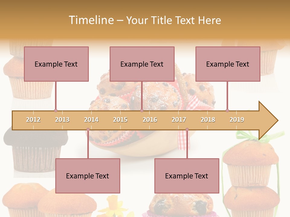 Berry Blueberry Object PowerPoint Template