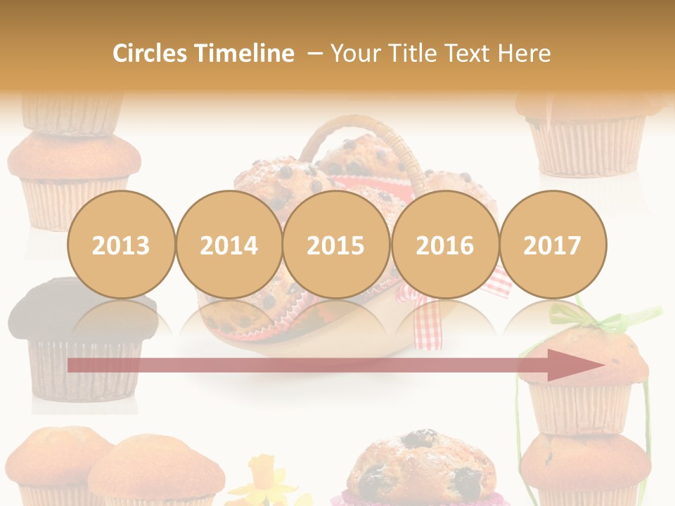 Berry Blueberry Object PowerPoint Template