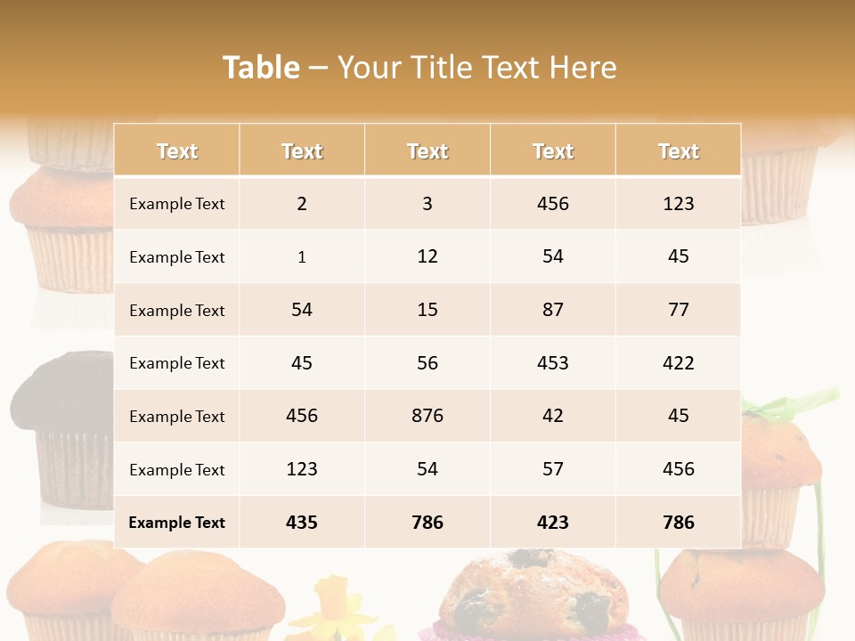 Berry Blueberry Object PowerPoint Template