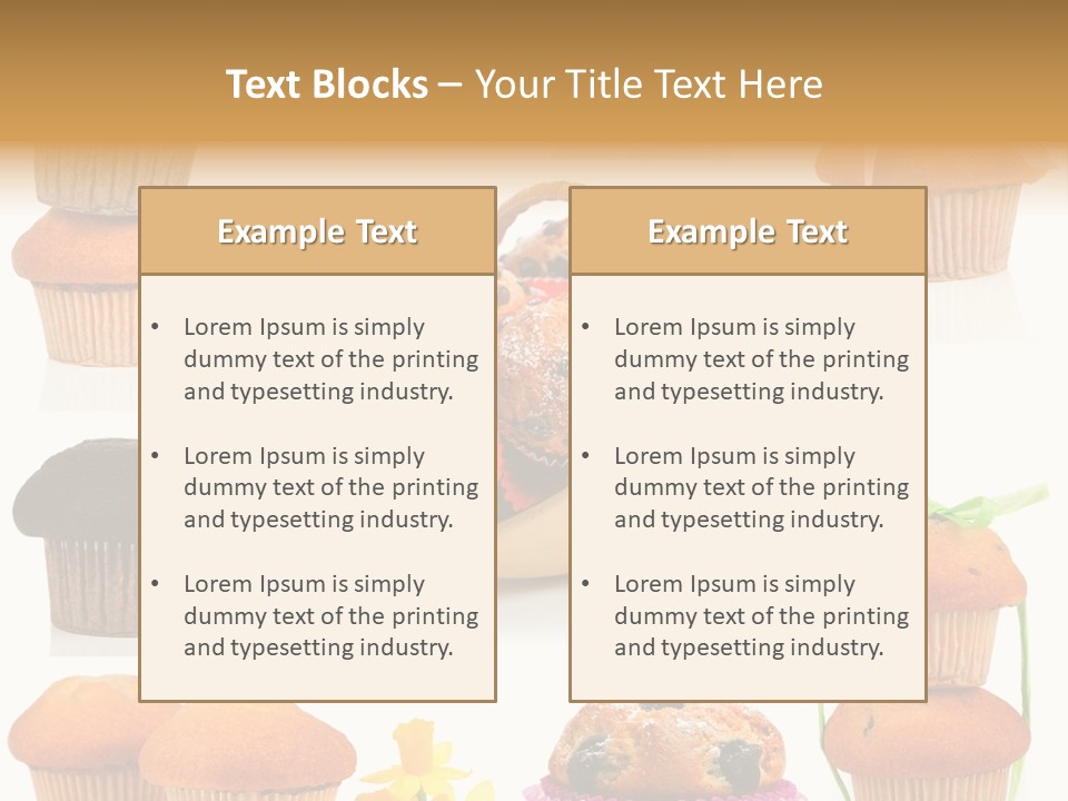 Berry Blueberry Object PowerPoint Template