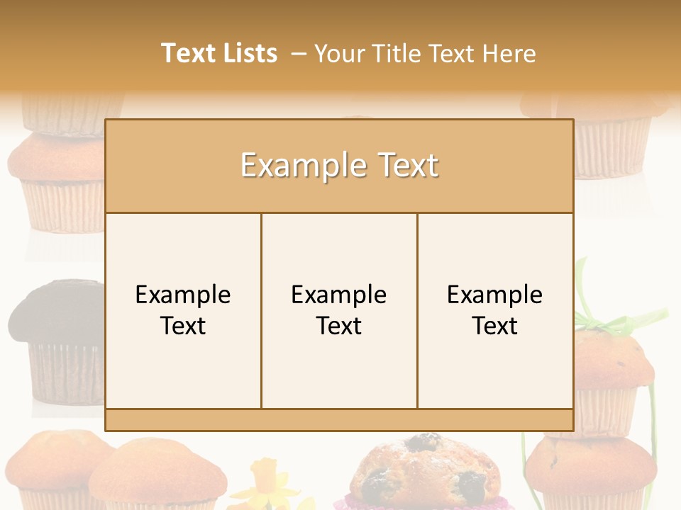 Berry Blueberry Object PowerPoint Template