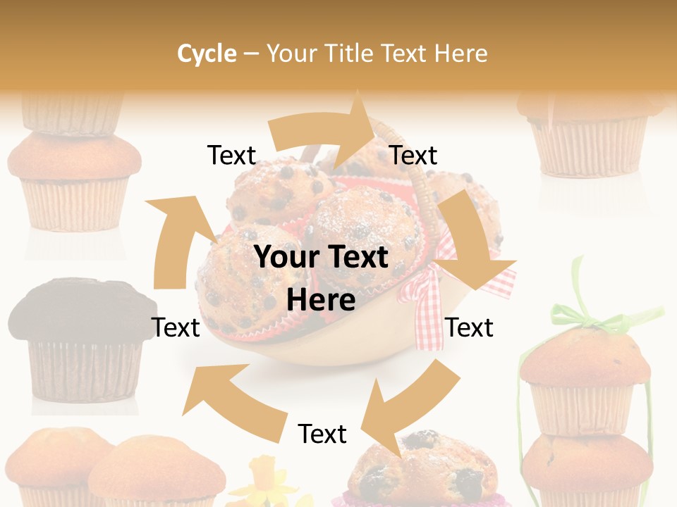 Berry Blueberry Object PowerPoint Template