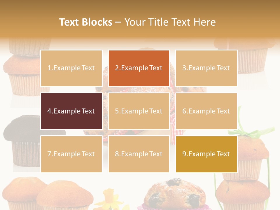 Berry Blueberry Object PowerPoint Template