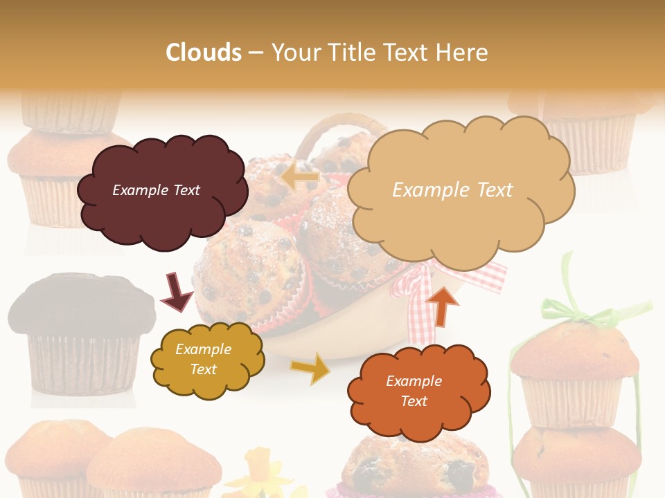 Berry Blueberry Object PowerPoint Template