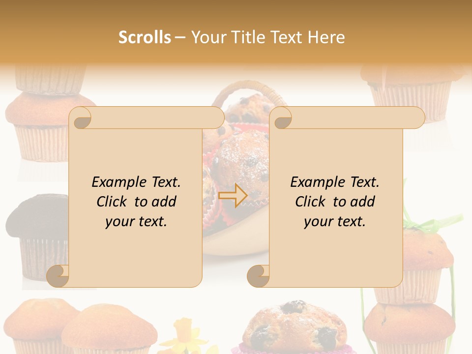 Berry Blueberry Object PowerPoint Template