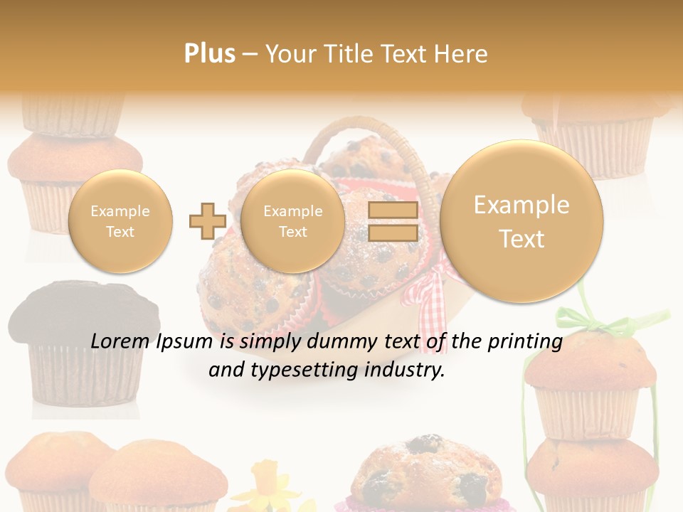 Berry Blueberry Object PowerPoint Template