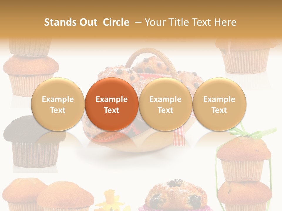 Berry Blueberry Object PowerPoint Template