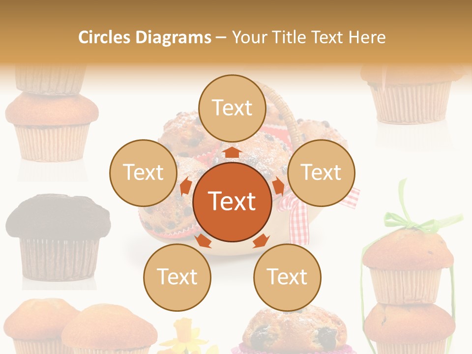 Berry Blueberry Object PowerPoint Template