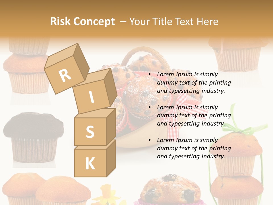 Berry Blueberry Object PowerPoint Template