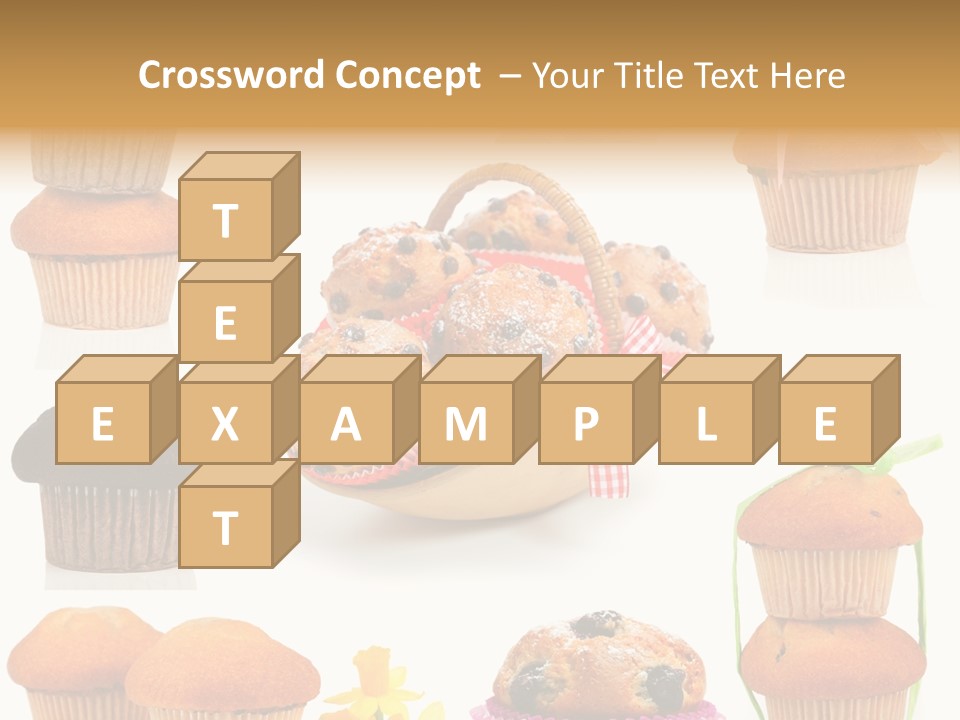 Berry Blueberry Object PowerPoint Template