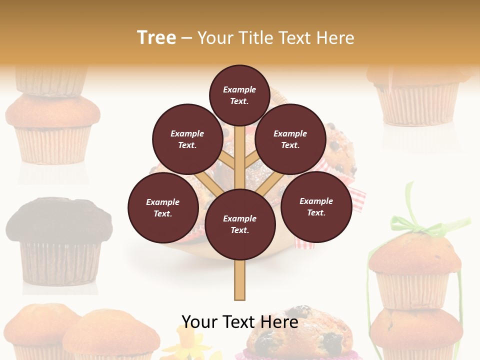 Berry Blueberry Object PowerPoint Template