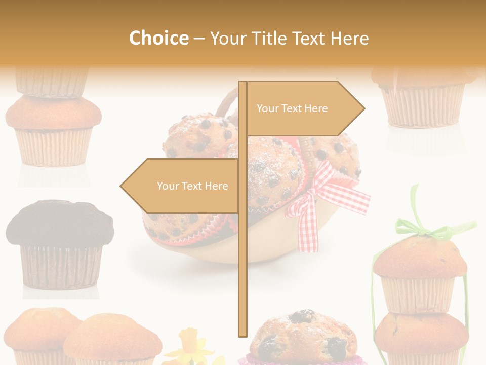 Berry Blueberry Object PowerPoint Template