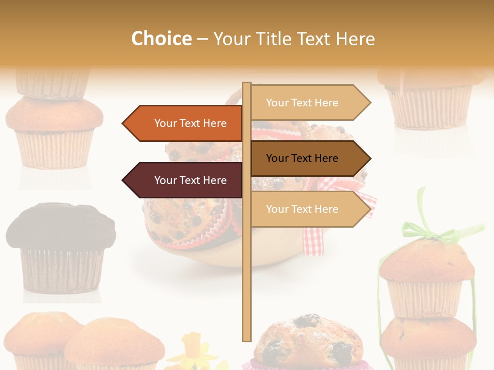 Berry Blueberry Object PowerPoint Template