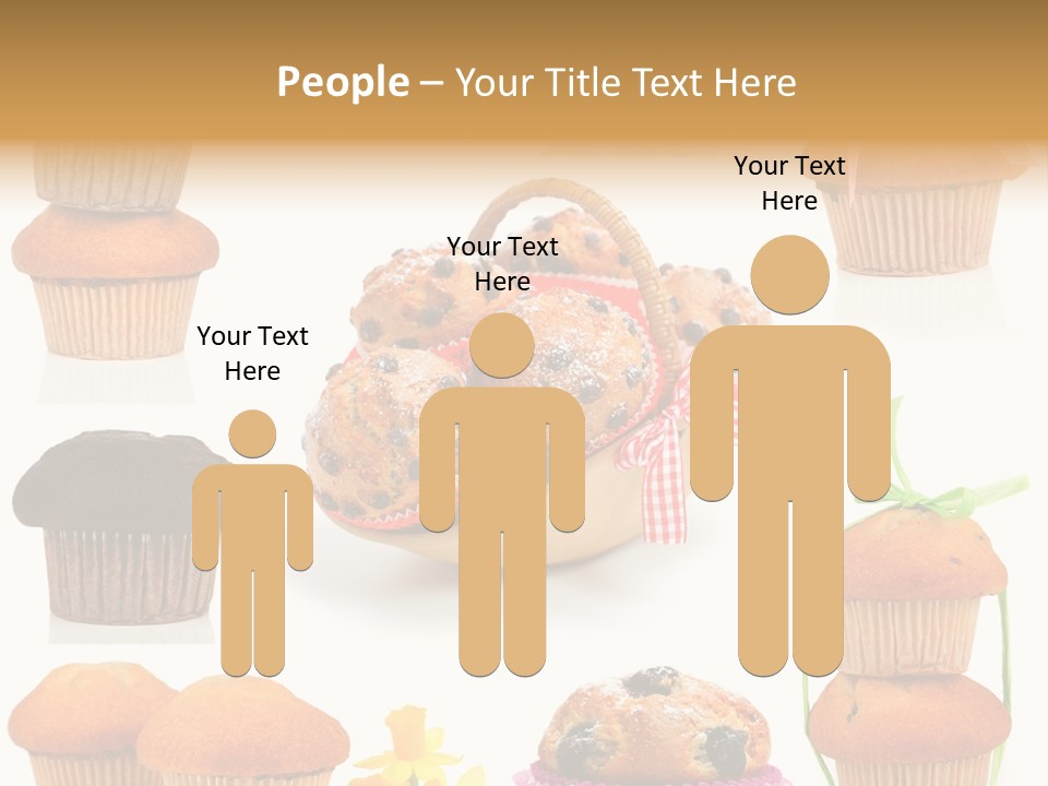 Berry Blueberry Object PowerPoint Template