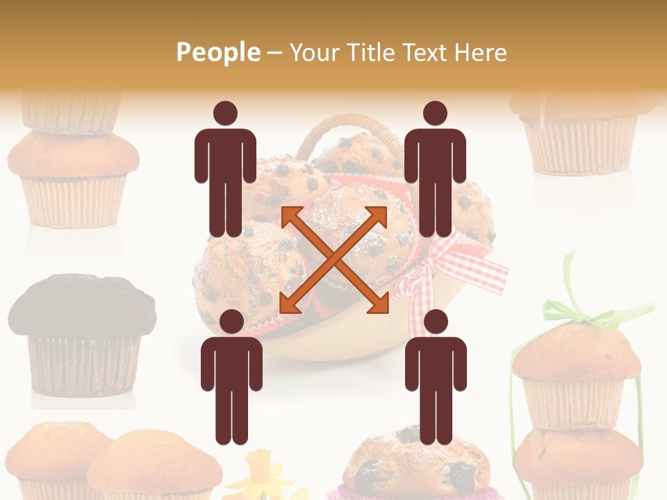 Berry Blueberry Object PowerPoint Template