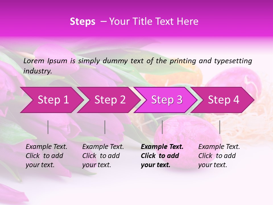 Time Food Eastertime PowerPoint Template